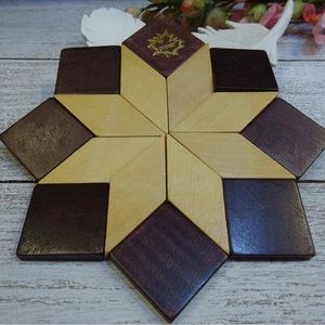 2/$18.00 Wood Trivet